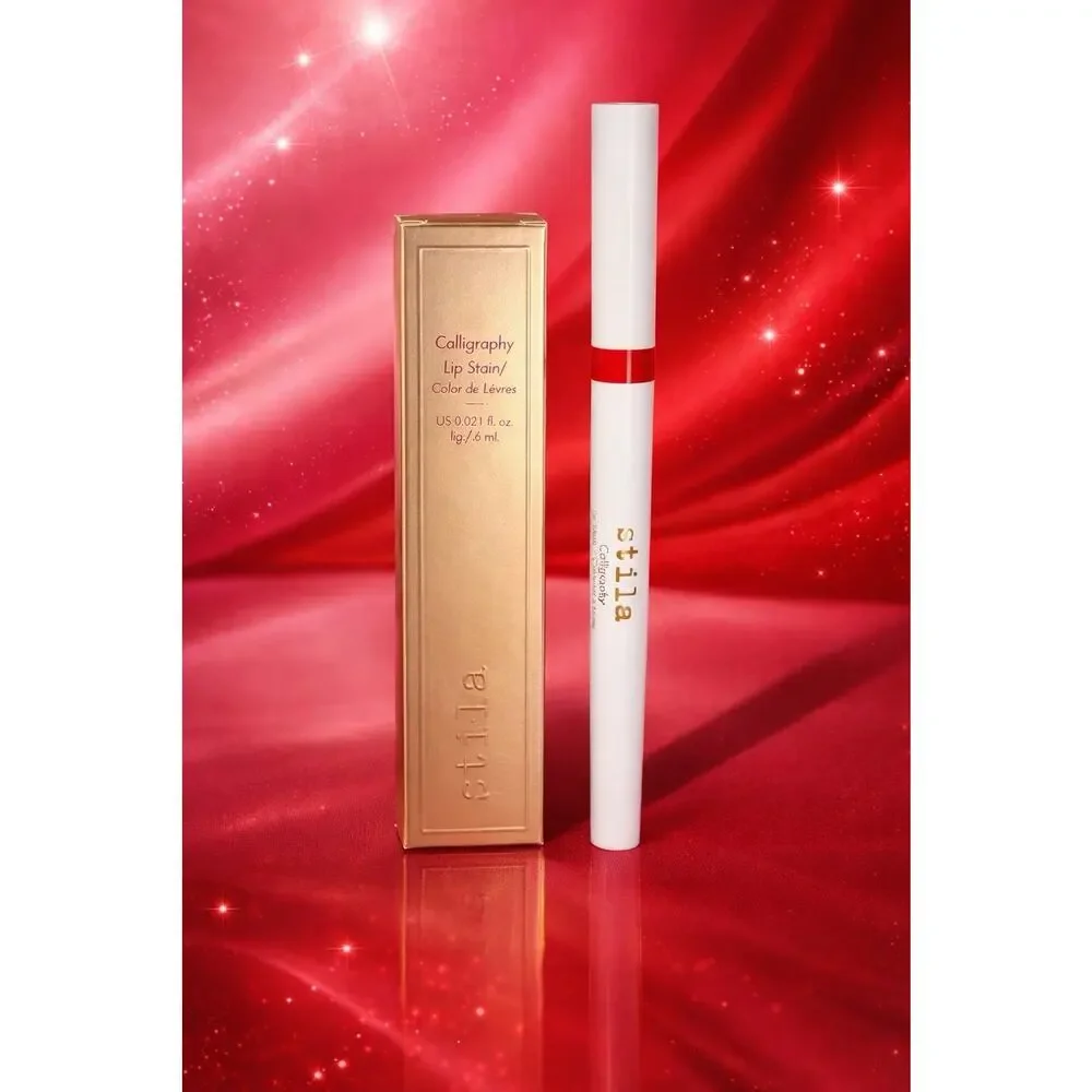 stila - Calligraphy Lip Stain - Shade: Hedy - 0.022 fl oz/ 0.67 mL